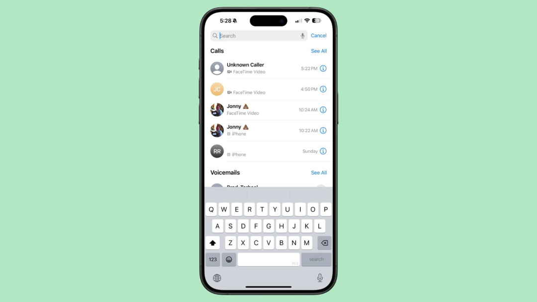 iOS18在 iPhone 的电话APP中提供了这个隐藏的技巧